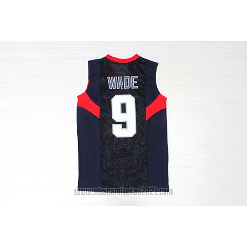 Camiseta USA 2008 Wade #9 Azul
